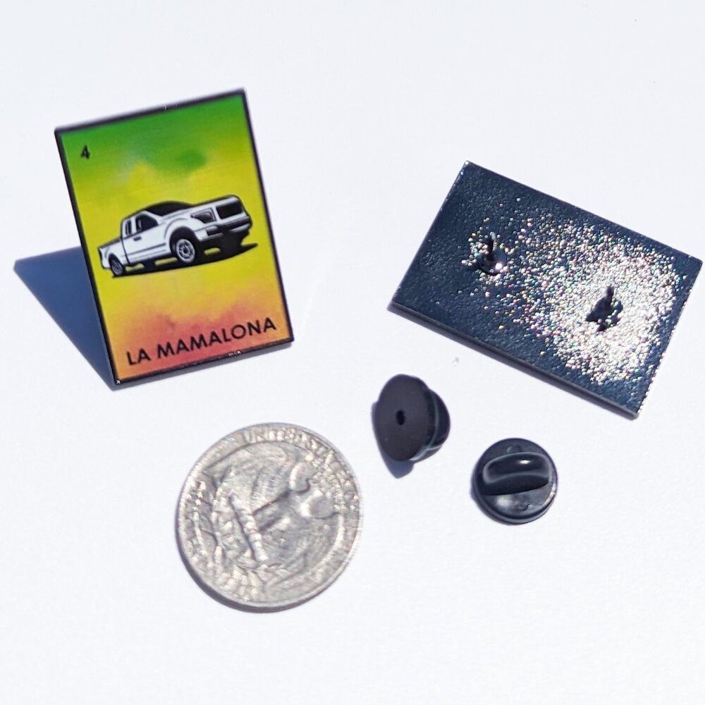 La Mamalona Pin Loteria Pin For Caps Clothing Enamel Badge Mexican Game Pin